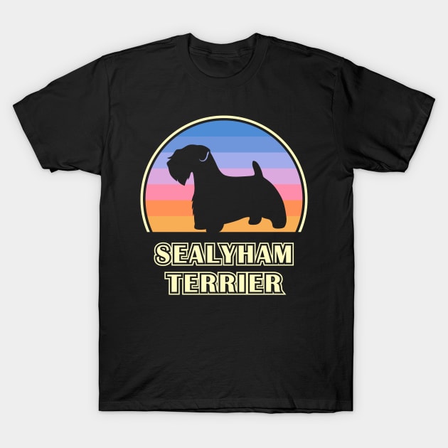 Sealyham Terrier Vintage Sunset Dog T-Shirt by millersye